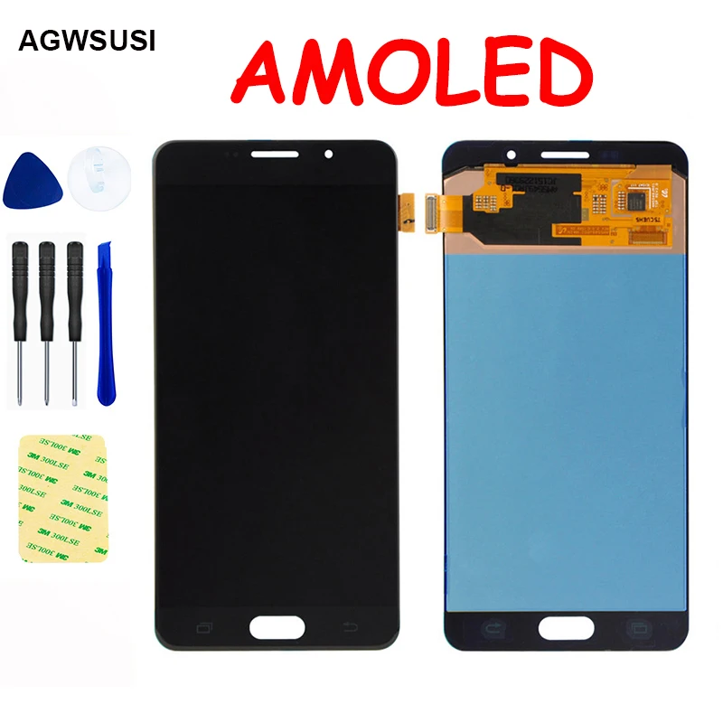 AMOLED-дисплей для Samsung Galaxy A7 2016, ЖК-экран A710 A710F A710M A710Y A7100, ЖК-дисплей, сенсорный экран, дигитайзер, датчик в сборе
AMOLED-дисплей для Samsung Galaxy A7 2016, ЖК-экран A710 A710F A710M A710Y A7100, ЖК-дисплей, сенсорный экран, дигитайзер, датчик в сборе