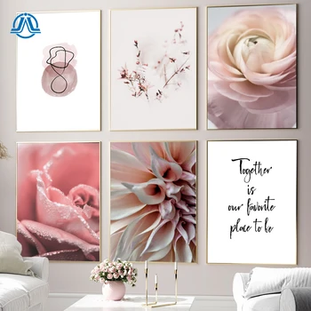 Scandinavian Style Roses Flower Canvas Print Large Wall Art Posters and Prints Together Quote Poster Wall Pictures for Bedroom
Scandinavian Style Roses Flower Canvas Print Large Wall Art Posters and Prints Together Quote Poster Wall Pictures for Bedroom