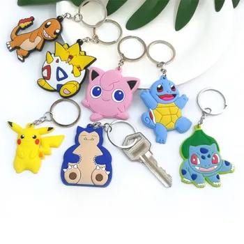 1pcs Pvc Lovely Anime Bulbasaur Keychains Pikachu Key Ring Cute Cartoon Key Holder Trinkets Kid Accessories Gift for Kid Jewelry 
1pcs Pvc Lovely Anime Bulbasaur Keychains Pikachu Key Ring Cute Cartoon Key Holder Trinkets Kid Accessories Gift for Kid Jewelry
