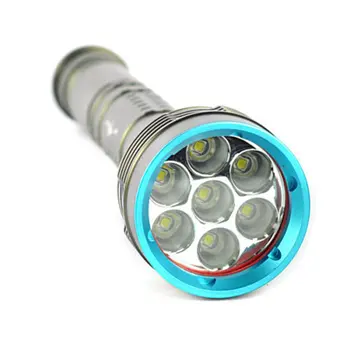 Underwater 100 Meter 7X XM 7 Pcs L2 LED 26650 Scuba Diving Flashlight Torch Waterproof Super Bright
Underwater 100 Meter 7X XM 7 Pcs L2 LED 26650 Scuba Diving Flashlight Torch Waterproof Super Bright