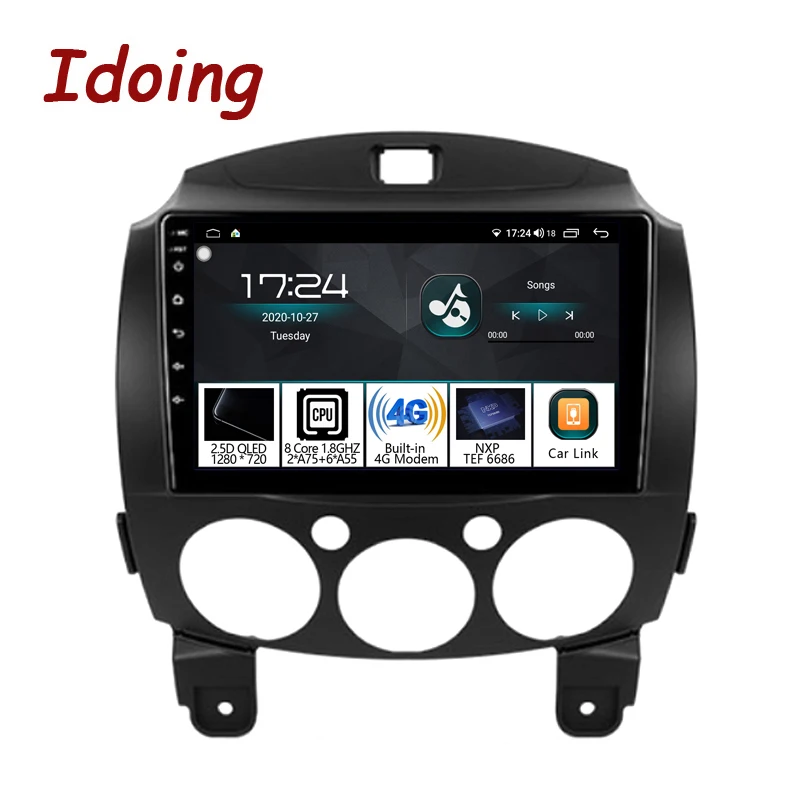 Idoing9"Android Car Intelligent Autoradio Audio Multimedia Video GPS Navigation Player For Mazda 2 DE 2007-2014 QLED Head Unit
Idoing9"Android Car Intelligent Autoradio Audio Multimedia Video GPS Navigation Player For Mazda 2 DE 2007-2014 QLED Head Unit