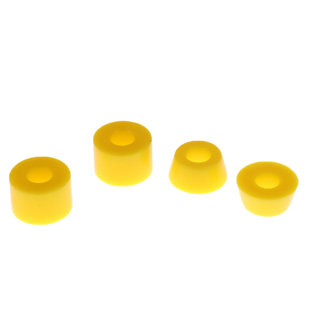 2 Pairs Replacement Bushings 90A Longboard Skateboard Truck Kit for 2 Trucks 2 Pairs Replacement Bushings 90A Longboard Skateboard Truck Kit for 2 Trucks