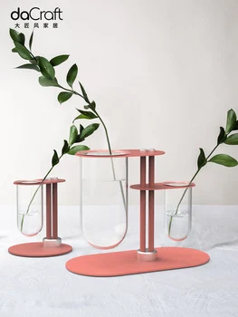 Exquisite car aluminum craft Nordic desktop dried flower glass vase decorations High Borosilicate Glass living room dining table
Exquisite car aluminum craft Nordic desktop dried flower glass vase decorations High Borosilicate Glass living room dining table