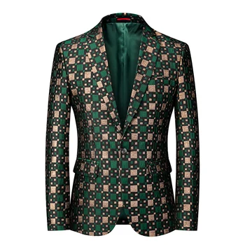 Spring and autumn mens suit Blazer large size s-6xl green red silver flower jackets and coats fashionable men plaid suit jacket
Spring and autumn mens suit Blazer large size s-6xl green red silver flower jackets and coats fashionable men plaid suit jacket