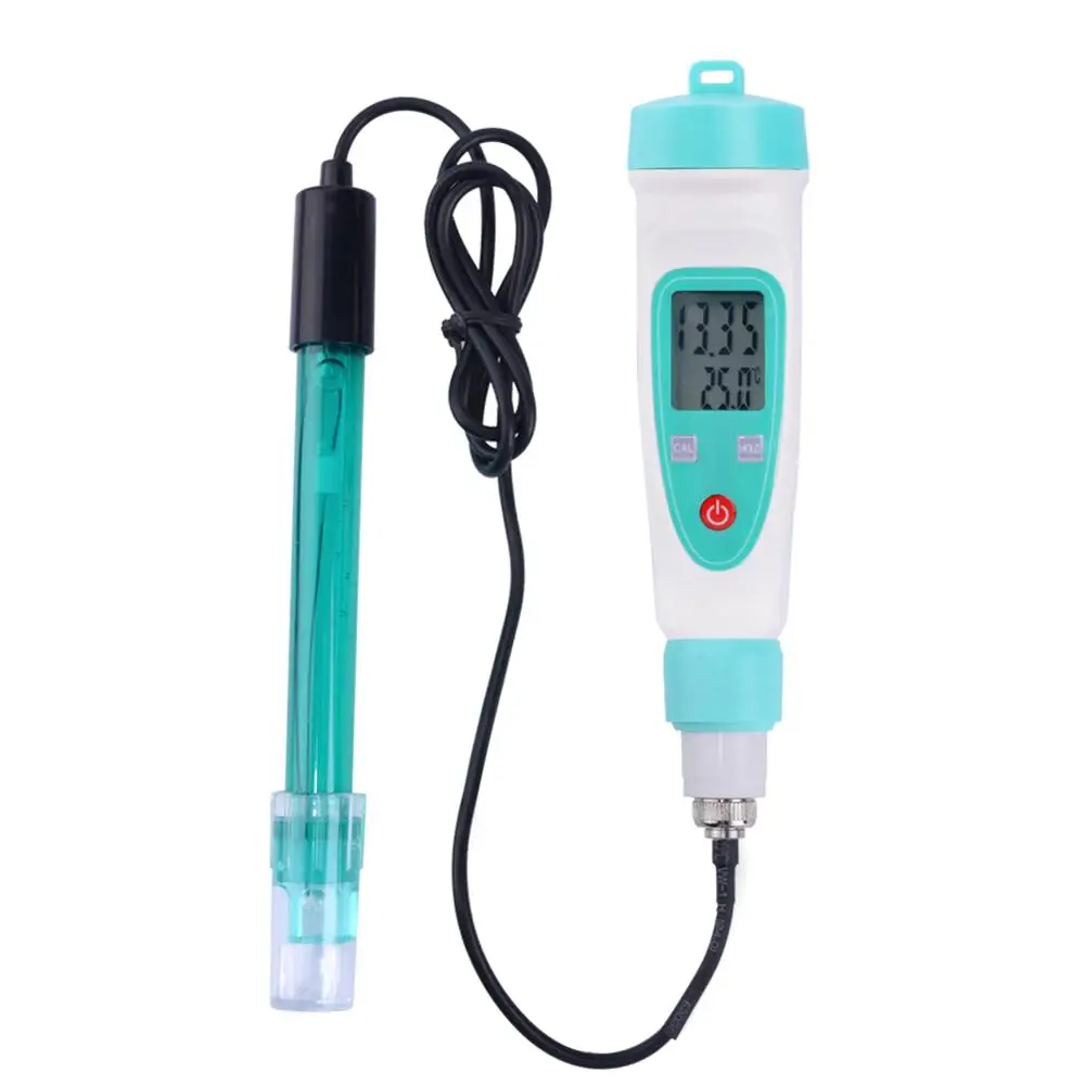 Portable PH meter 0-14 pH pen type tester PH-220W precision instrument with ph buffer power
Portable PH meter 0-14 pH pen type tester PH-220W precision instrument with ph buffer power