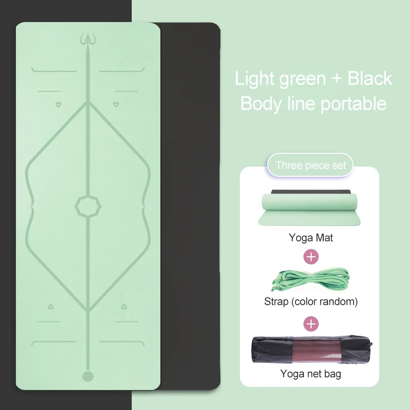 Yoga Mat Non-Slip Mat Single/ double layer Mat Position line optional TPE Mat 183*61*6mm Free Bag Suitable For All People
Yoga Mat Non-Slip Mat Single/ double layer Mat Position line optional TPE Mat 183*61*6mm Free Bag Suitable For All People