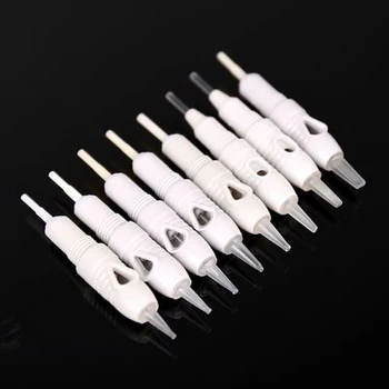New 50pcs Microblading Cartridge Needle for Charmant Device Makeup Machine tattoo machine Disposable Sterilized Grey needle
New 50pcs Microblading Cartridge Needle for Charmant Device Makeup Machine tattoo machine Disposable Sterilized Grey needle