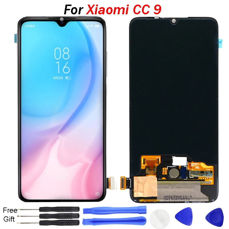 Original For Xiaomi CC9 LCD Display 6.39'' Super AMOLED Mi CC9 Display Touch Screen Digitizer Assembly Replacements MiCC9 Screen
Original For Xiaomi CC9 LCD Display 6.39'' Super AMOLED Mi CC9 Display Touch Screen Digitizer Assembly Replacements MiCC9 Screen
