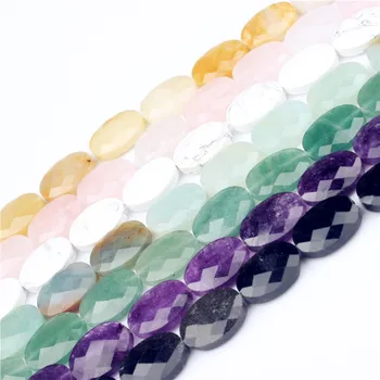 16 × 16MM Natural Gem Round Round Faceted Bead Bracelet Necklace Flat Bead DIY Series 
16 × 16MM Natural Gem Round Round Faceted Bead Bracelet Necklace Flat Bead DIY Series