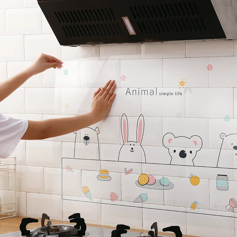 Kitchen Cute Adhesive Paper Waterproof Oil Resistant High-temperature Resistant Self-Adhesive Wall Sticker Moisture Aluminized P
Kitchen Cute Adhesive Paper Waterproof Oil Resistant High-temperature Resistant Self-Adhesive Wall Sticker Moisture Aluminized P