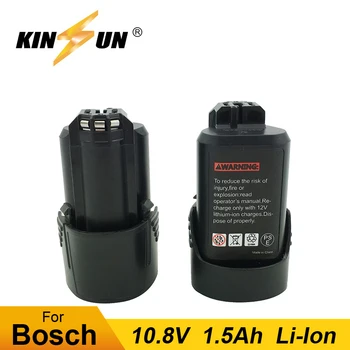 KINSUN 2-Pack Replacement Power Tool Battery 10.8V 1.5Ah Li-Ion for Bosch Screwdriver 2 607 336 013 2 607 336 014 BAT411 BAT412A
KINSUN 2-Pack Replacement Power Tool Battery 10.8V 1.5Ah Li-Ion for Bosch Screwdriver 2 607 336 013 2 607 336 014 BAT411 BAT412A
