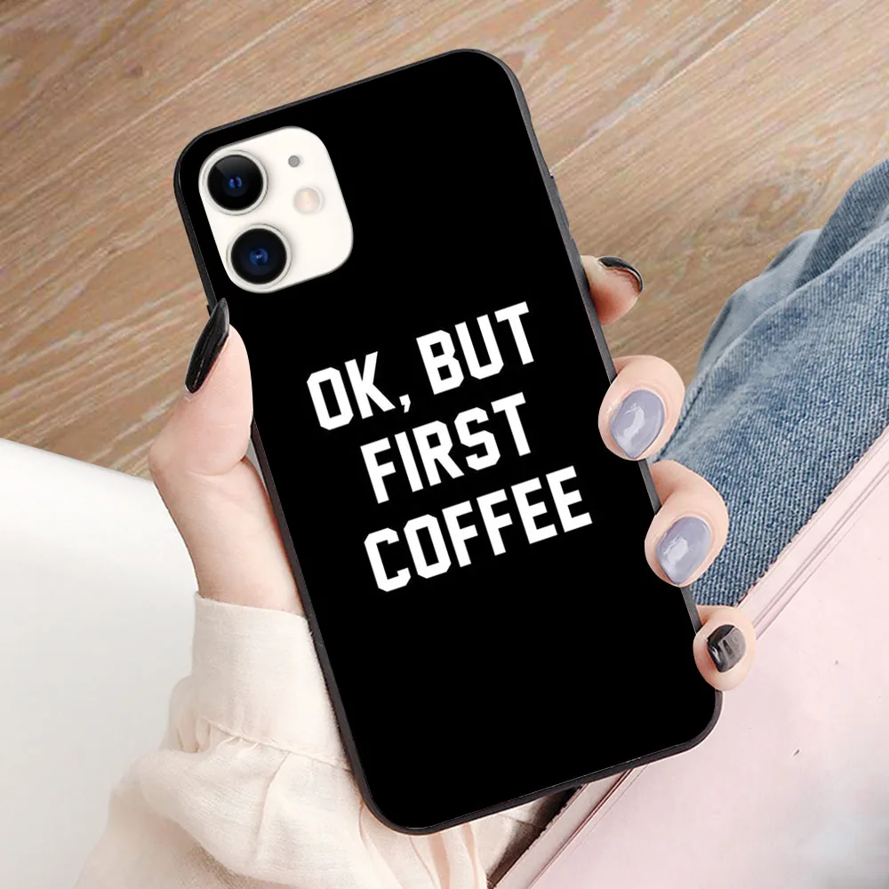 OK, BUT FIRST COFFEE soft TPU border phone case for iphone 11PRO 11PROMAX 11 X XS XR XSMAX 6 plus 7 7plus 8 8plus cover
OK, BUT FIRST COFFEE soft TPU border phone case for iphone 11PRO 11PROMAX 11 X XS XR XSMAX 6 plus 7 7plus 8 8plus cover