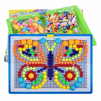 296Pcs Cartoon 3D DIY Mushroom Nail Kindergarten Educational Toys Kids Insert Board Plastic Creative Handmade Toys
296Pcs Cartoon 3D DIY Mushroom Nail Kindergarten Educational Toys Kids Insert Board Plastic Creative Handmade Toys