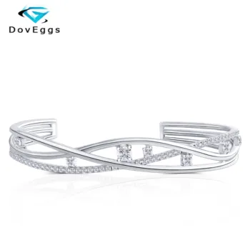 DOVEGGS Stering solid 925 sliver 6.025CTW F Color Clear Moissanite stone Bangle Bracelets Wrist Size 17,18 for Women Gift
DOVEGGS Stering solid 925 sliver 6.025CTW F Color Clear Moissanite stone Bangle Bracelets Wrist Size 17,18 for Women Gift