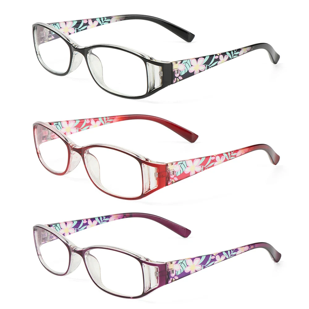 Vintage Flowers Print Reading Glasses Ultra Light Frame Elegant Comfortable Anti-Blue Light Eyeglasses 2020 New Simple Fashion 
Vintage Flowers Print Reading Glasses Ultra Light Frame Elegant Comfortable Anti-Blue Light Eyeglasses 2020 New Simple Fashion