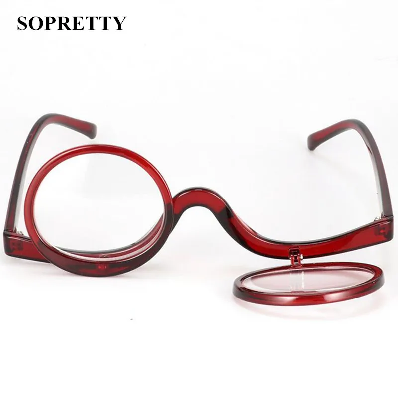 SOPRETTY Rotating Magnifying Makeup Reading Glasses For Women Folding Clamshell Cosmetic Presbyopic Glasses For Elder Unisex
SOPRETTY Rotating Magnifying Makeup Reading Glasses For Women Folding Clamshell Cosmetic Presbyopic Glasses For Elder Unisex