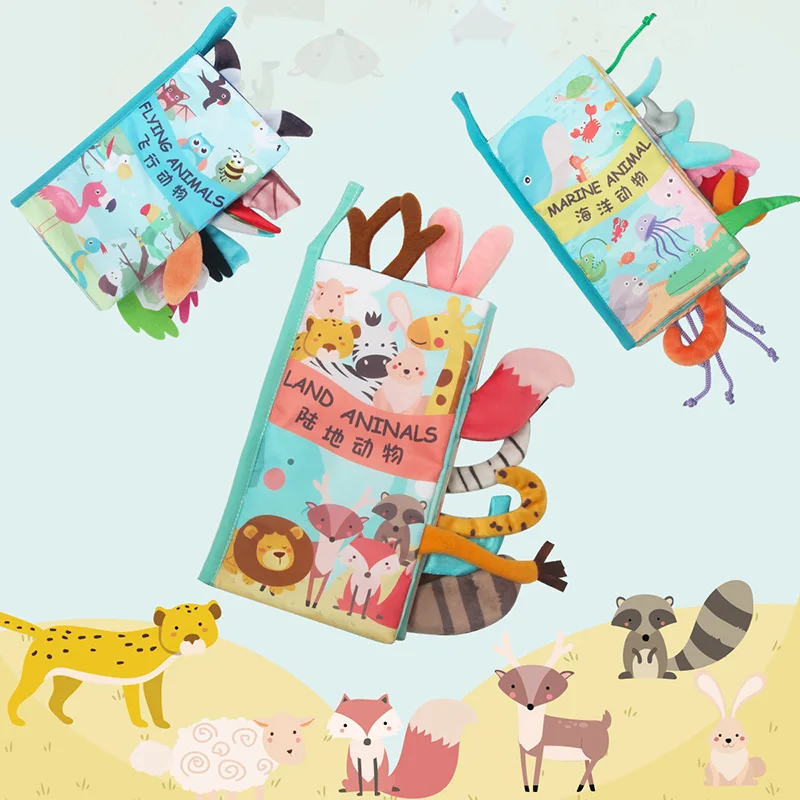 Animal Style Baby Cloth Books Tear Risistent Newborn Baby Toys Learning Educational Kids 3D Fabric Books Early Learning Toys
Animal Style Baby Cloth Books Tear Risistent Newborn Baby Toys Learning Educational Kids 3D Fabric Books Early Learning Toys