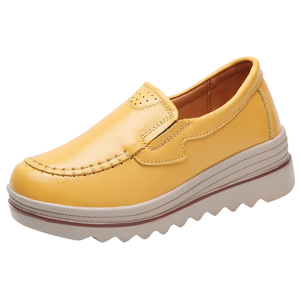 SAGACE sneakers Women Flats Slip-on Muffin Sneakers Leather Casual Shoes Women Soft Creepers Moccasins Walking sneakers Outdoor
SAGACE sneakers Women Flats Slip-on Muffin Sneakers Leather Casual Shoes Women Soft Creepers Moccasins Walking sneakers Outdoor