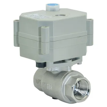 1/2" DN15 BSP/NPT Stainless Steel Motorized Ball Valve 2 Way Compact Motorized Valve NC/NO Electric Control Valve 5V/12V/24V/DC 
1/2" DN15 BSP/NPT Stainless Steel Motorized Ball Valve 2 Way Compact Motorized Valve NC/NO Electric Control Valve 5V/12V/24V/DC