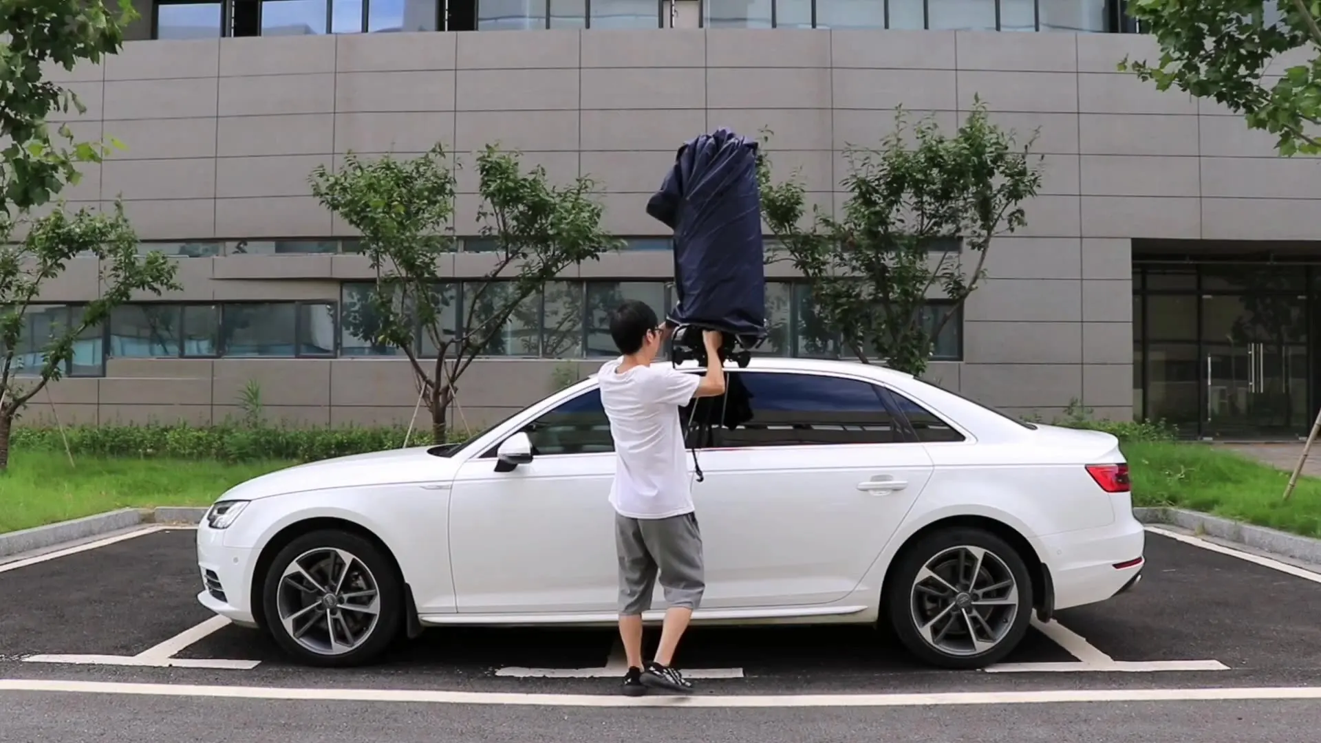 2021 автомобильный зонт для крыши, полуавтоматический фотозонт для автомобиля с дистанционным управлением