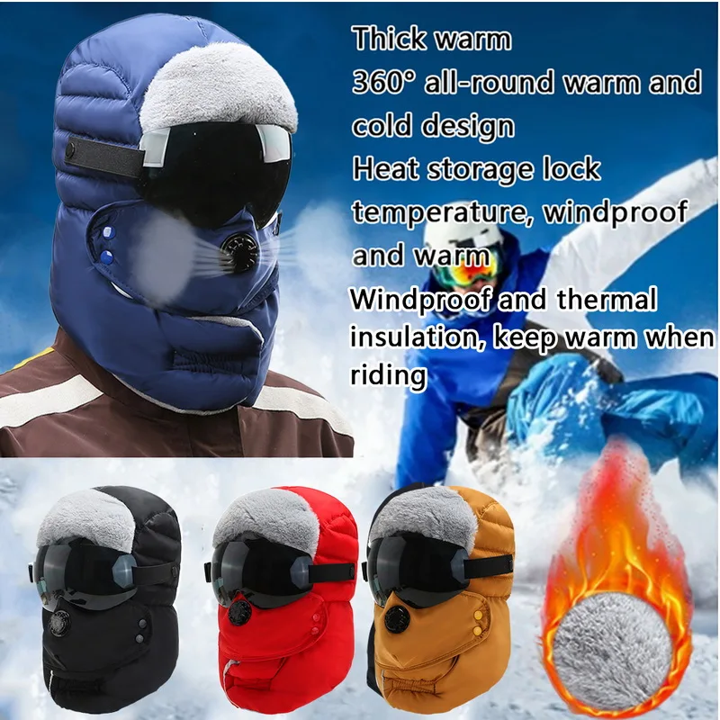 2020 New Russia Army Mask Sunglass Hat Thick Warm Winter Outdoor Hat Bomber Hat Waterproof Hat Leifeng Hat Full Protectional Hat
2020 New Russia Army Mask Sunglass Hat Thick Warm Winter Outdoor Hat Bomber Hat Waterproof Hat Leifeng Hat Full Protectional Hat
