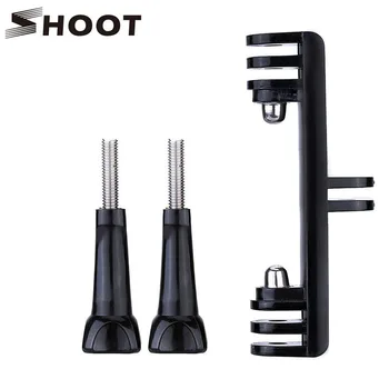

SHOOT Double Bracket Bridge Connector with Screw For Gopro hero 7 6 5 4 3+ 4s Xiaoyi SJ4000 SJ5000 SJ6000 Selfie Holder Mount