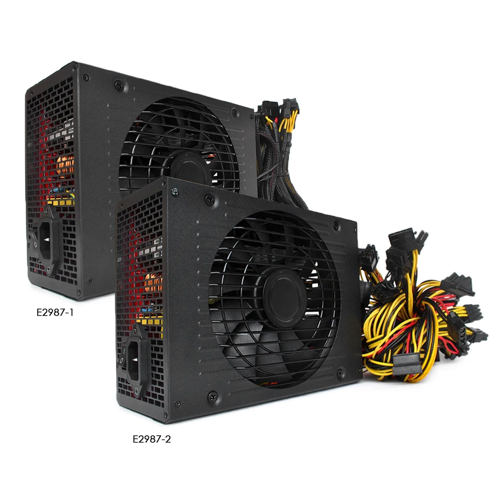 

1800W Switching Power Supply 90% High Efficiency for Ethereum S9 S7 L3 Rig Mining 180-260V