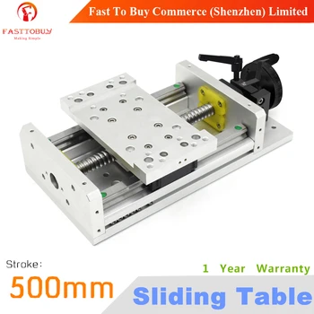 Stroke 500mm C7 CNC Sliding Table Lead Screw 1605 Manual Operation Linear Guides Repositioning Resolution 0.02mm for CNC Machine
Stroke 500mm C7 CNC Sliding Table Lead Screw 1605 Manual Operation Linear Guides Repositioning Resolution 0.02mm for CNC Machine
