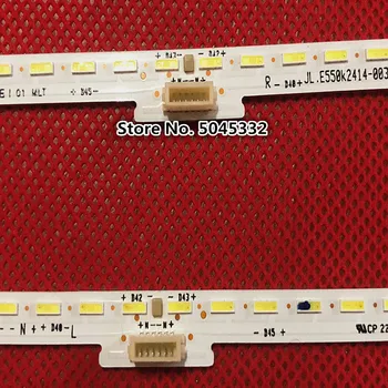 New 2 PCS/set 84LED 598mm LED Backlight strip for LED55M5600UC Hisense_55_HE550IUC_B52_84+84_4014M LT-1163576-B E227809 124G055
New 2 PCS/set 84LED 598mm LED Backlight strip for LED55M5600UC Hisense_55_HE550IUC_B52_84+84_4014M LT-1163576-B E227809 124G055