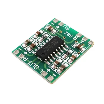 Ultra-miniature digital power amplifier board module 2*3W Class D PAM8403 high efficiency 2.5~5V USB power supply
Ultra-miniature digital power amplifier board module 2*3W Class D PAM8403 high efficiency 2.5~5V USB power supply