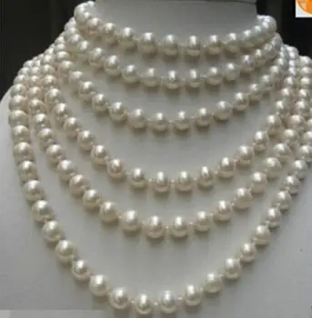 Fashion jewelry Free Shipping BEAUTIFUL 100 INCH Natural WHITE 8-9mm AKOYA PEARL NECKLACE AAA Factory Wholesale price Women Gif
Fashion jewelry Free Shipping BEAUTIFUL 100 INCH Natural WHITE 8-9mm AKOYA PEARL NECKLACE AAA Factory Wholesale price Women Gif