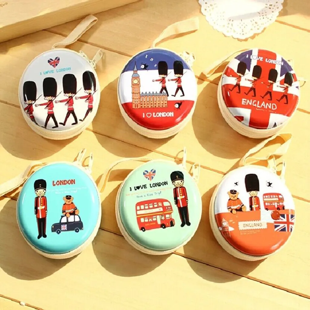Mini Portable USB Cable Organizer British soldier pattern Earphone Case Portable Headset box hard Round Shape Earphone Bag
Mini Portable USB Cable Organizer British soldier pattern Earphone Case Portable Headset box hard Round Shape Earphone Bag