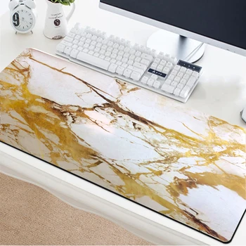 Yuzuoan Mouse Pad 90x40 Programming Mouse Pad Gold Marble Texture PC Game Machine Computer Mat Table Mat Carpet Pad Medium 60x30
Yuzuoan Mouse Pad 90x40 Programming Mouse Pad Gold Marble Texture PC Game Machine Computer Mat Table Mat Carpet Pad Medium 60x30