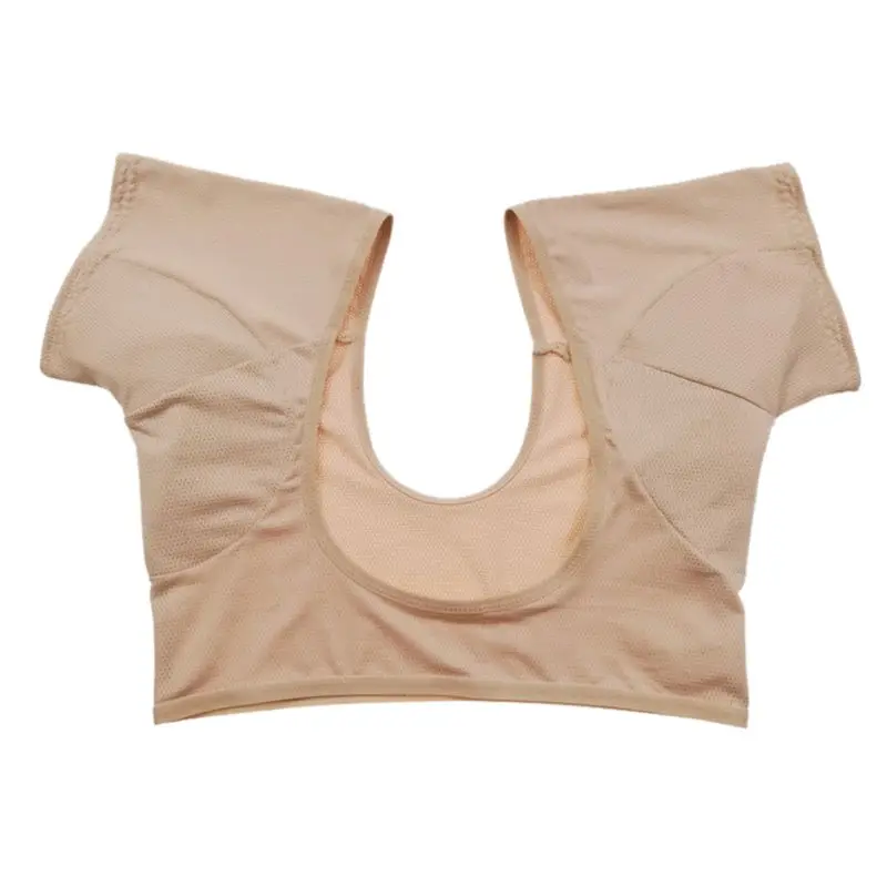 Women Girl Short Sleeve Underwear Vest with Underarm Armpit Sweat Absorbing Pads Sports Running Washable Shields Guards Crop Top
Women Girl Short Sleeve Underwear Vest with Underarm Armpit Sweat Absorbing Pads Sports Running Washable Shields Guards Crop Top