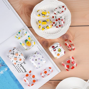 New Arrival For Apple Airpods 2 1 Earphone Protective Case Fruit Pattern Transparent Hard PC Cover For AirPods Case Headset Case
New Arrival For Apple Airpods 2 1 Earphone Protective Case Fruit Pattern Transparent Hard PC Cover For AirPods Case Headset Case