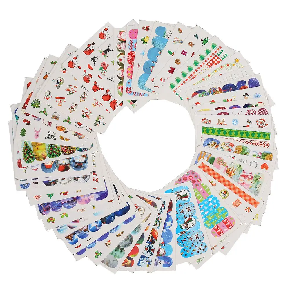 48pcs Nail Sticker Nail Art Decals Christmas Winter Snowman Pattern DIY Nails Decorations Tips Nail Care Stickers & Decals
48pcs Nail Sticker Nail Art Decals Christmas Winter Snowman Pattern DIY Nails Decorations Tips Nail Care Stickers & Decals