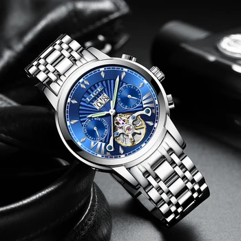 LIGE luxury Classic Automatic Mechanical Men Watch Business Watch Men Tourbillon Waterproof Male Wristwatch Relogio Masculino
LIGE luxury Classic Automatic Mechanical Men Watch Business Watch Men Tourbillon Waterproof Male Wristwatch Relogio Masculino