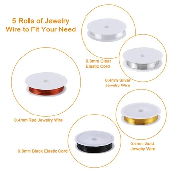Jewelry Making Supplies Wire Wrapping Kit with Jewelry Beading Tools, Jewelry Wire, Helping Hands, Jewelry Findings and Pendants
Jewelry Making Supplies Wire Wrapping Kit with Jewelry Beading Tools, Jewelry Wire, Helping Hands, Jewelry Findings and Pendants