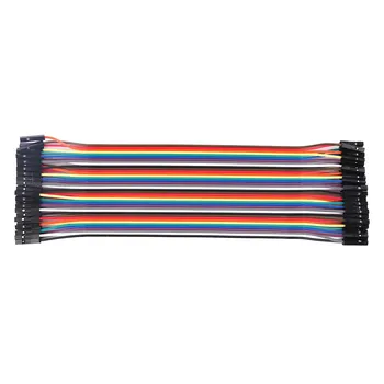 40pcs 10cm Female To Female Dupont Wire Jumper For Arduino/Breadboard/Raspberry Pi - Colorful
40pcs 10cm Female To Female Dupont Wire Jumper For Arduino/Breadboard/Raspberry Pi - Colorful