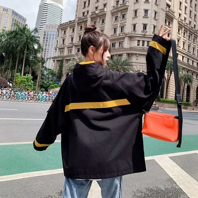 2019 Spring And Autumn New Style Large Size Dress Workwear Coat Women's Korean-style BF Harajuku Cardigan Hooded Loose-Fit Stude
2019 Spring And Autumn New Style Large Size Dress Workwear Coat Women's Korean-style BF Harajuku Cardigan Hooded Loose-Fit Stude