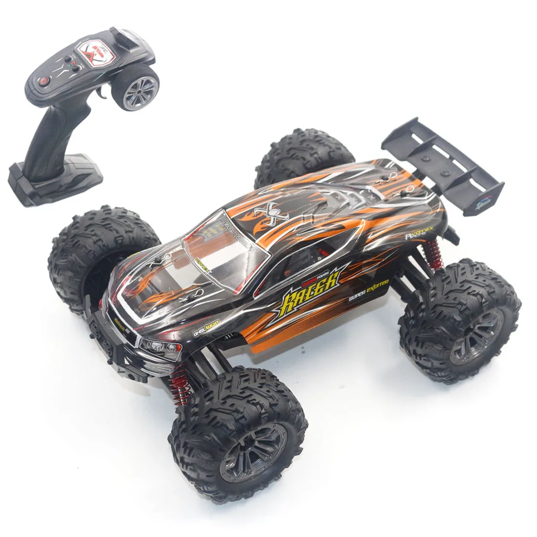 1:16 Four-Wheel Monster Car High Speed Off-Road Vehicle RC Racing Car - Orange 
1:16 Four-Wheel Monster Car High Speed Off-Road Vehicle RC Racing Car - Orange