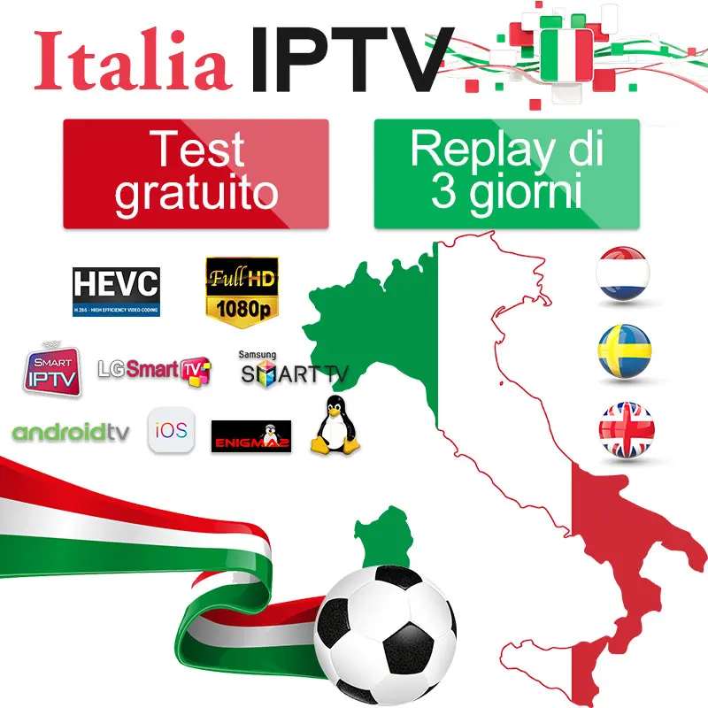Italy IPTV Italia/France/Greece/Arabic IP TV Subscription Italy 1 Year IPTV Code Italia/France/Greece/Arabic IPTV Italy Code
Italy IPTV Italia/France/Greece/Arabic IP TV Subscription Italy 1 Year IPTV Code Italia/France/Greece/Arabic IPTV Italy Code