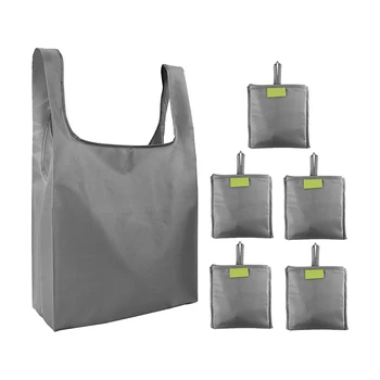 Tote Bags -Reusable-Shopping-Bags Gift Bags with Folded Groceries Compact Bags Machine Washable,Gray,5 Pack
Tote Bags -Reusable-Shopping-Bags Gift Bags with Folded Groceries Compact Bags Machine Washable,Gray,5 Pack