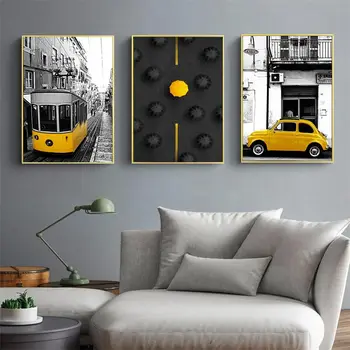 European City Scenery Picture Nordic Canvas Painting Wall Art Yellow style Car Umbrella Landscape Posters Prints for Home Decor
European City Scenery Picture Nordic Canvas Painting Wall Art Yellow style Car Umbrella Landscape Posters Prints for Home Decor