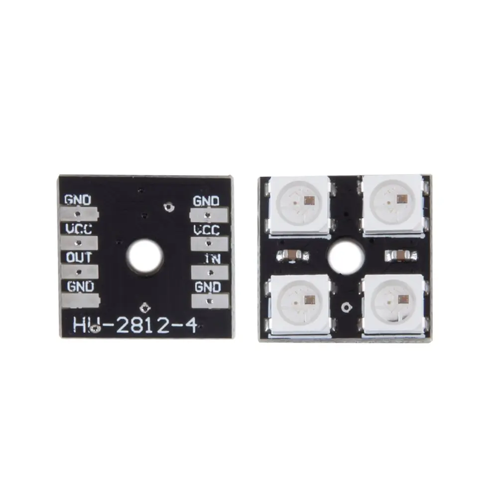 New WS2812B-4 5V 5050 RGB LED Lamp Panel Board 4-Bit Precise For Arduino Wholesale
New WS2812B-4 5V 5050 RGB LED Lamp Panel Board 4-Bit Precise For Arduino Wholesale