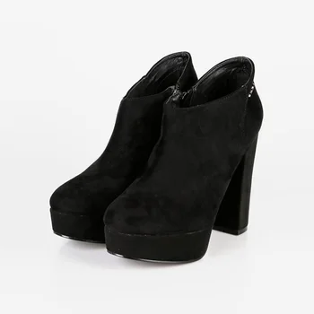 With heel and platform Booties 
With heel and platform Booties