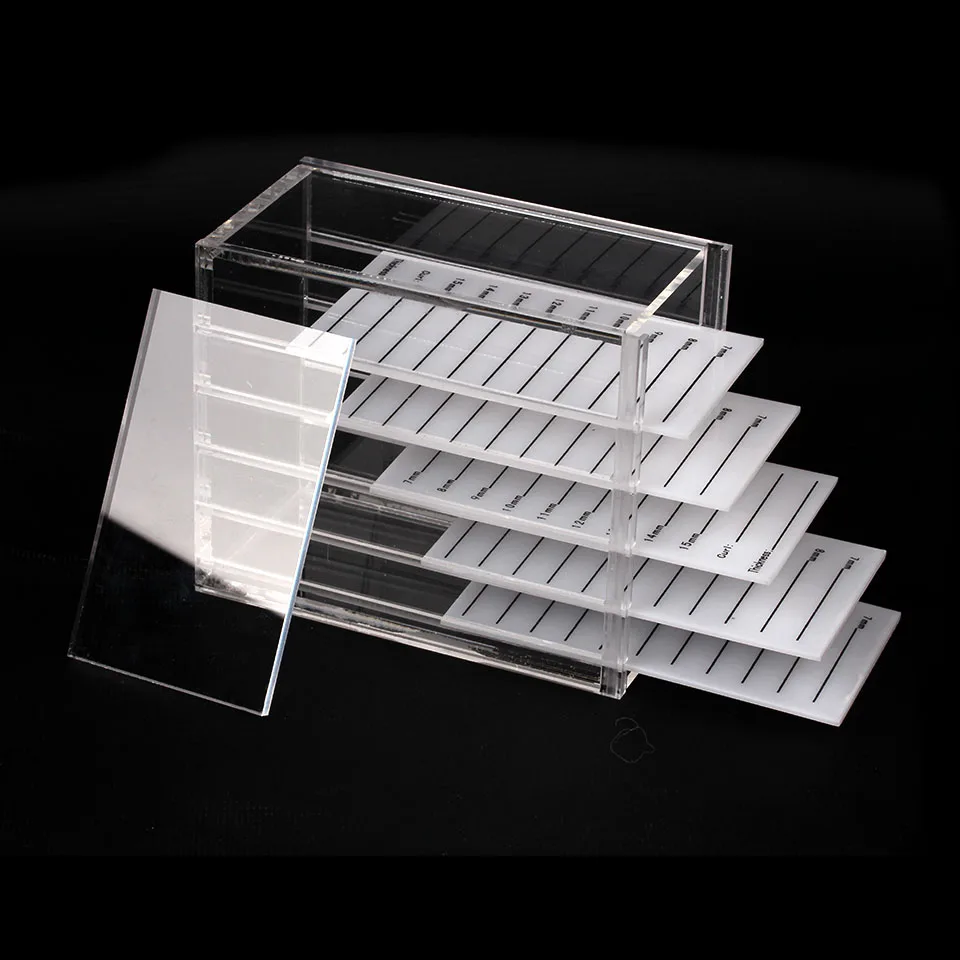 NEWCOME Transparent Acrylic 5 Layers Eyelash Extension Storage Box Makeup Organizer False Eyelashes Pallets Holders Grafting
NEWCOME Transparent Acrylic 5 Layers Eyelash Extension Storage Box Makeup Organizer False Eyelashes Pallets Holders Grafting
