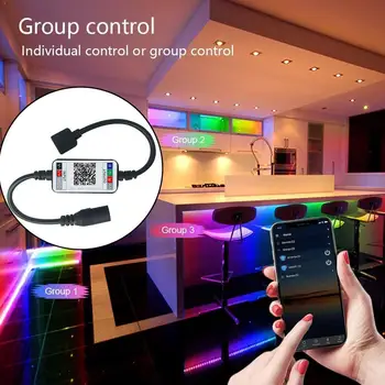 Smart RGB Bluetooth USB LED Remote Controller For 3528 Light Backlight RGB TV Changing Multicolor Strip 5050 S8G1
Smart RGB Bluetooth USB LED Remote Controller For 3528 Light Backlight RGB TV Changing Multicolor Strip 5050 S8G1