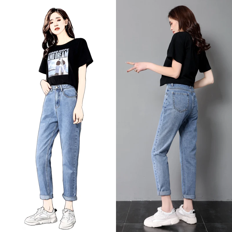 2020 Harem Pants Vintage High Waist Jeans Woman Boyfriends Women's Jeans Mom Jeans Elastic Denim Pants for Women Washed Cotton
2020 Harem Pants Vintage High Waist Jeans Woman Boyfriends Women's Jeans Mom Jeans Elastic Denim Pants for Women Washed Cotton