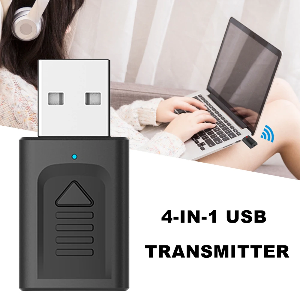 USB Bluetooth 5.0 Audio Receiver Transmitter 4 IN 1 Mini Stereo Bluetooth AUX RCA USB 3.5mm Jack For TV PC Car Wireless Adapter 
USB Bluetooth 5.0 Audio Receiver Transmitter 4 IN 1 Mini Stereo Bluetooth AUX RCA USB 3.5mm Jack For TV PC Car Wireless Adapter